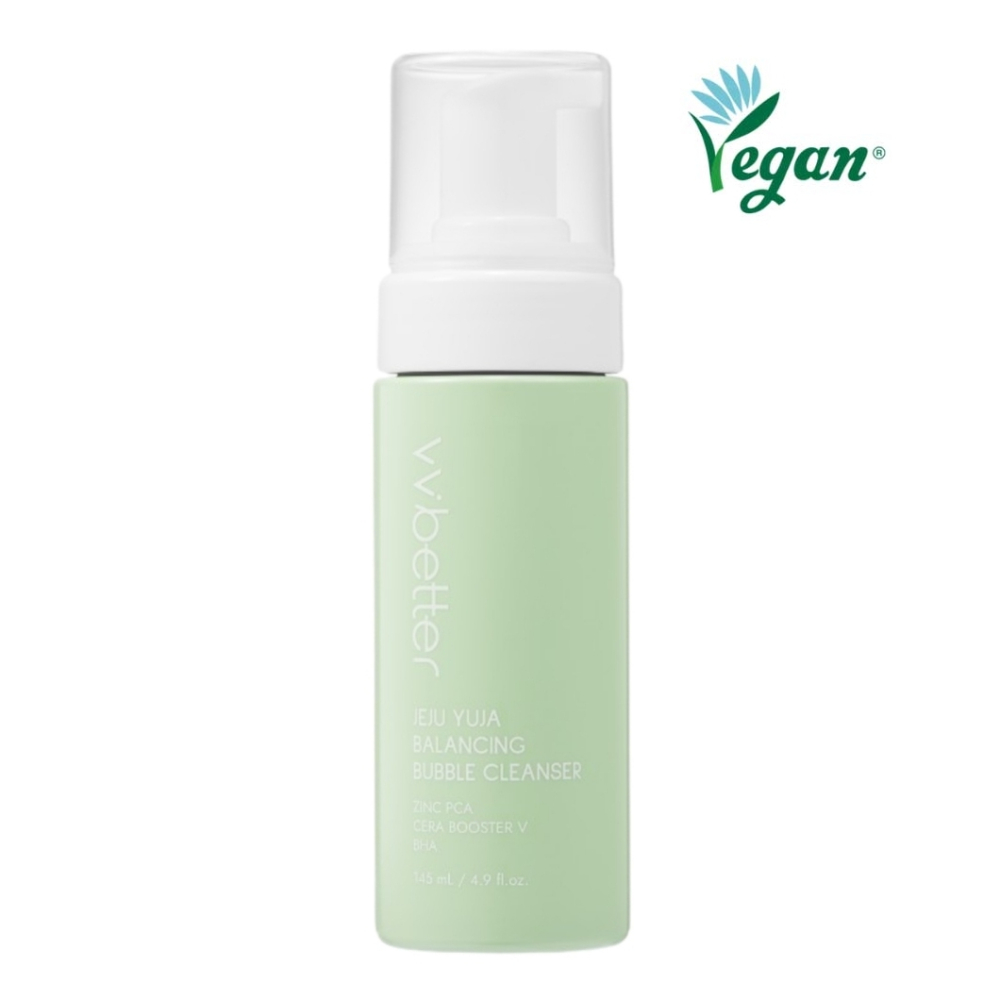 Vvbetter Čisticí pěna pro vyvážení pleti s extraktem z yuzy, 145 ml